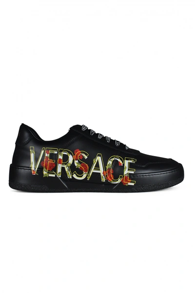 Versace Sneakers Black Floral