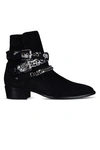 Amiri Multi-buckle Suede Ankle Boots