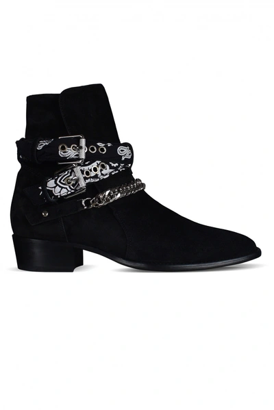 AMIRI BOOTS BANDANA BUCKLE