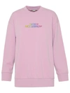 Stella Mccartney Purple High Frequency Gel Logo Sweatshirt In Violet