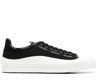 Moncler Glissiere Logo Sneakers Sneakers Man In Black