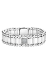 LAGOS CAVIAR SPARK PAVÉ DIAMOND LINK BRACELET,05-81240-DDS