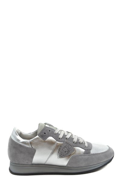 Philippe Model Sneakers In Silver