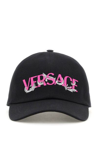 Versace Hats In Black