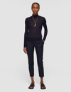 Joseph Cashair High Neck Jumper In Navy