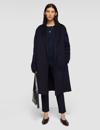 Joseph Double Face Cashmere Cenda Long Coat In Navy