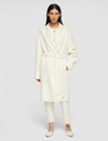 Joseph Double Face Cashmere Cenda Long Coat In Black