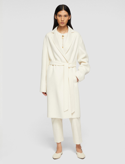 Joseph Double Face Cashmere Cenda Long Coat In Black