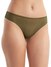 Bare The Flirty Lace Thong In Olive