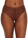 Bare The Essential Lace Hi-cut Brief In Coco