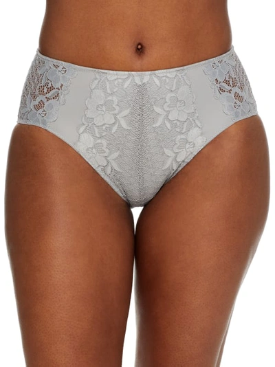 Bare The Essential Lace Hi-cut Brief In Smoky