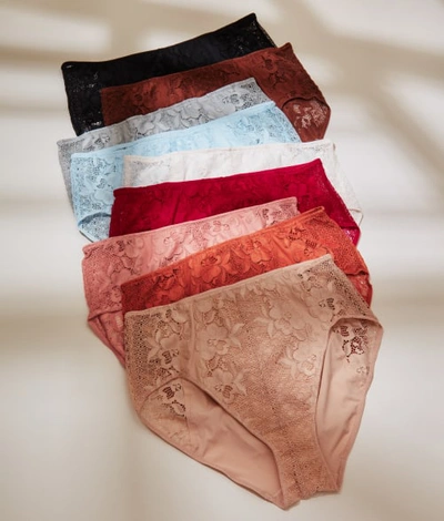 Bare The Essential Lace Hi-cut Brief In Poseidon