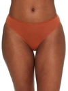 Bare The Easy Everyday Cotton Thong In Cinnamon
