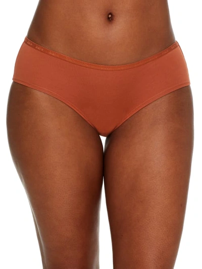 Bare The Easy Everyday Cotton Cheeky Bikini In Cinnamon