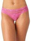 B.tempt'd By Wacoal Lace Kiss Thong In Coneflower