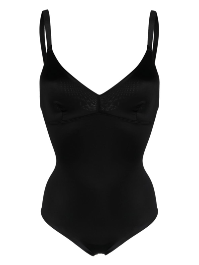 Spanx Thong Bodysuit Shaping Body In Black