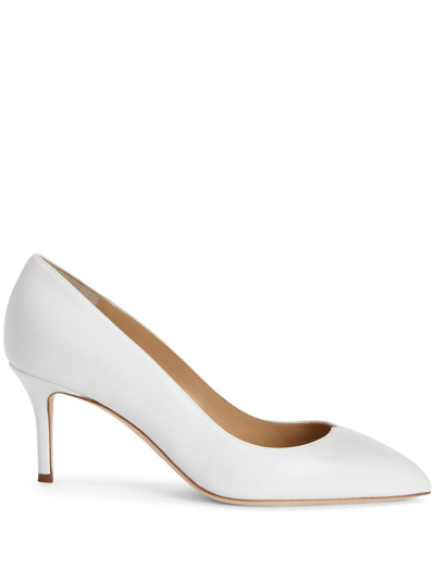 Giuseppe Zanotti Lucrezia 尖头高跟鞋 In White