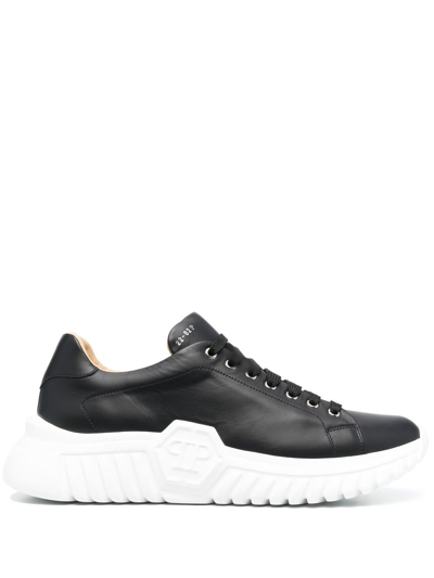 Philipp Plein Basic Low-top Runner 运动鞋 In Black