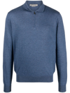 CORNELIANI LONG-SLEEVE POLO SHIRT