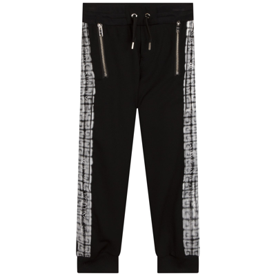 Givenchy Kids' Logo-tape Detail Sweatpants In B Nero