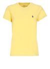Polo Ralph Lauren Polo Pony Cotton T-shirt In Yellow
