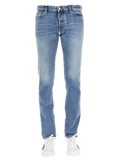 Dsquared2 Slim Fit Jeans In Blue