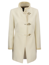 Fay Ivory White Virgin Wool Blend Virginia Coat