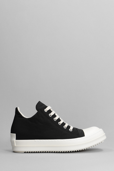 Drkshdw Low Sneaks Sneakers In Black Polyamide In Nero