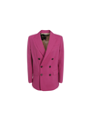 Dsquared2 New Yorker Double Brested Blazer In Rosa
