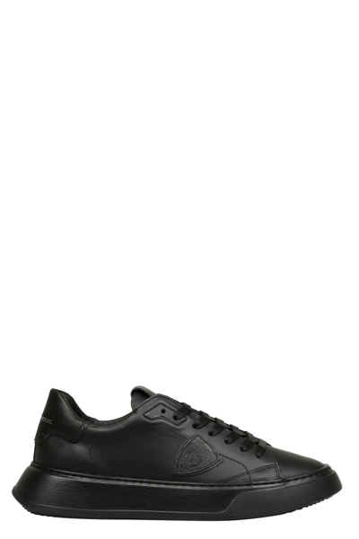 Philippe Model Black Temple Veau Sneakers