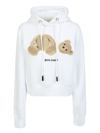 Palm Angels Sweatshirt With Characteristic Bear Print Featuring A Comfortable Fit That Embraces The Casual