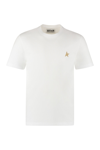 Golden Goose Star Collection T-shirt With Gold Star On The Front