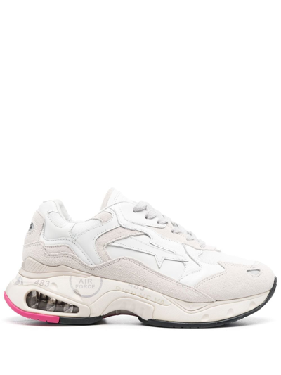 Premiata Lo-top Sneakers In White