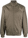 Misbhv Monogram Nylon Track Jacket Olive Green In Green