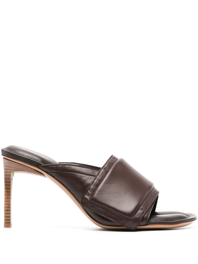 Jacquemus Les Mules Piscine Sandals In Brown