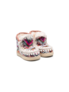 Mou Eskimo Knitted Shearling-lined Boots In Purple