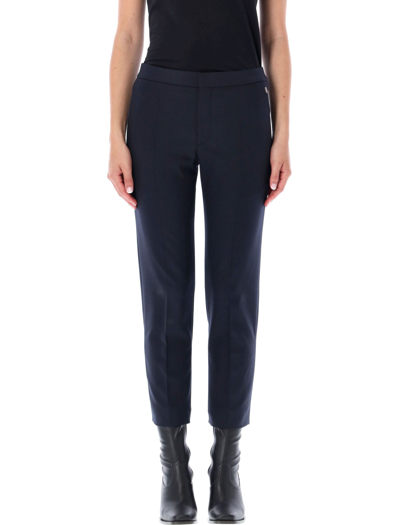 Chloé Cropped Truosers In Abyss Blue