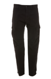 C.p. Company Logo Cargo Pants In Black