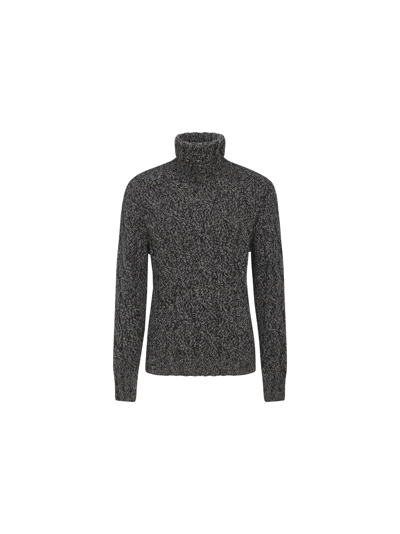 Lardini Alpaca Sweater In Grey