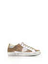 Philippe Model Prsx Low Sneaker In Suede In Brown
