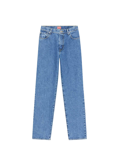 Kenzo Jeans Slim In Blue