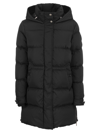 Woolrich Alsea Hooded Down Parka In Nero