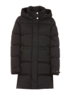Woolrich Alsea Hooded Down Parka In Nero