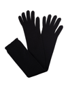 MAX MARA BLACK NEGUS GLOVES