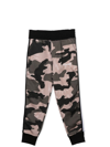 Neil Barrett Teen Camouflage-print Cotton Trousers In Black