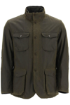 Barbour Ogston Waxed Jacket In Green