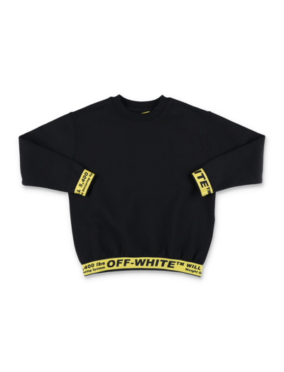 Off-white Off Industrial Crewneck In Black