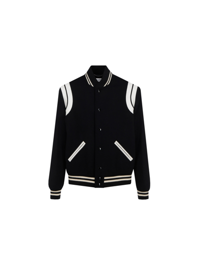 Saint Laurent Teddy Jacket In Black | ModeSens