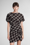 Isabel Marant Étoile Check-print Ruched Top
