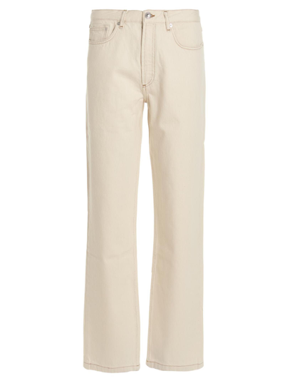 Apc A. P.c. Martin Jeans Ecru 27 In Beige